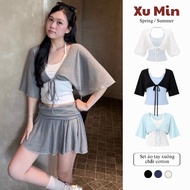 (Available separately) Xu Min T-shirt Set 2s + OuterJacket Spring Summer Modern Fashion Style ( Jack