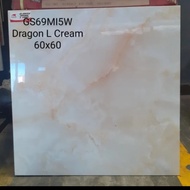 keramik granit lantai 60x60 motif marmer dragon l cream glossy