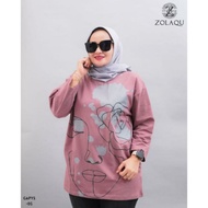 baju atasan terlaris ZOLAQU OVERSIZE ORIGINAL (GAPYS) kaos wanita