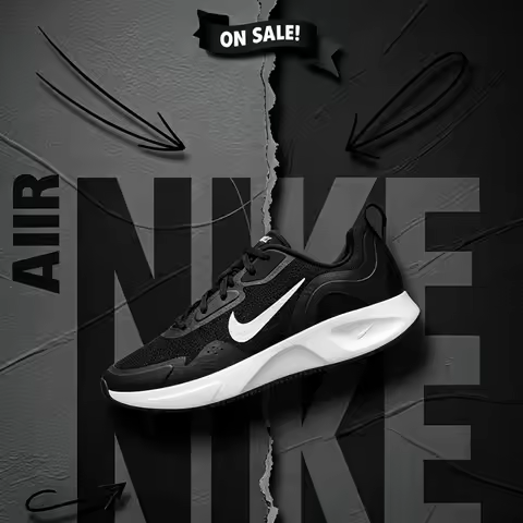 Nike Men Casual Shoes, Lightweight Breathable Non-slip Wear Resistant Comfort Daily with boxs Walkin