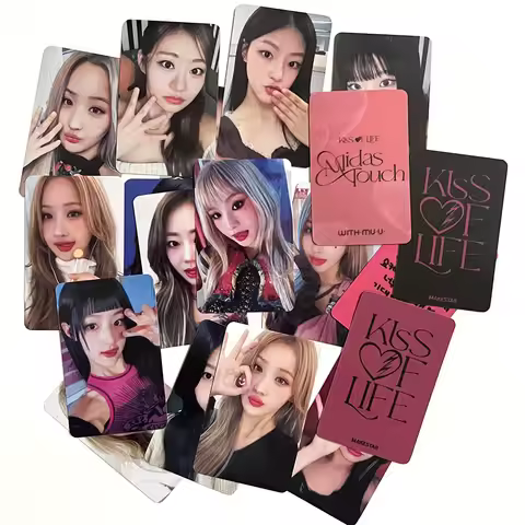 4/16Pcs/Set KISS OF LIFE Midas Touch Album Photocards JULIE NATTY BELLE HANEUL Selfie Cards WM SW Ve