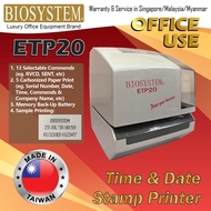 BIOSYSTEM ETP20 Time & Date Stamp Printer