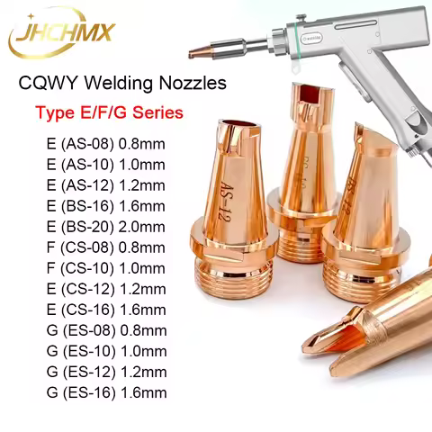 JHCHMX SUP 20/21/23T Hand-held Laser Welding Nozzles M16 Type E F G 1.0 1.2 1.6 2.0 for CQWY Raytool