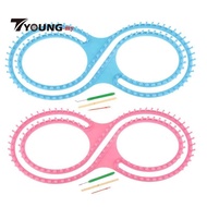 [Available] 8 Shaped Knitting Loom Set Long Knitting Board Weave Loom Craft Yarn Kit DIY