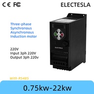 3ph อินพุต0.4KW 22KW VFD 220V เอาต์พุต220V 3ph มอเตอร์แบบซิงโครนัส220V เครื่องควบคุมความเร็วอินเวอร์