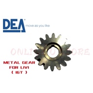 DEA METAL GEAR FOR LIVI  ( 16T ) / AUTOGATE SYSTEM