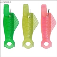 Zone 5Pcs  Modern Sewing Machine Threading Tools Quick Fish Mouth Design Green