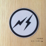 Lightning Logo Transparent pvc Waterproof Street Wear Sticker Trolley Luggage Sticker Skateboard Ref