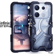 ZIMON Metal Frame Case for Infinix GT 10 Pro Aluminum alloy phone case Bumper Fashion Shockproof Pho