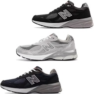 New BALANCE 990 V3 Low-Top Cushioning Fashion Trendy Men's Tennis Breathable Sneakers Dark Blue 518 