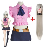 Anime Adult Girl Cosplay Costume The Seven Deadly Sins Elizabeth Liones Cosplay Summer Clothing  Bel