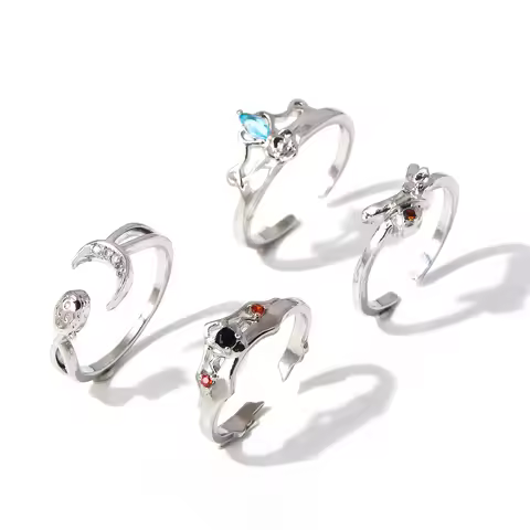 Brdwn Bungo Stray Dogs Nakajima Atsushi dazai osamu Ryunosuke Akutagawa Nakahara Chuya Cosplay Rings