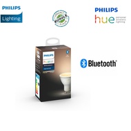 (4 packs deal) Philips Hue White Ambiance Bluetooth Version Bulb 5.0W GU10 compatible with HomeKit, Amazon Alexa