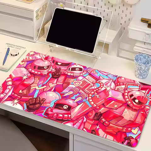Mouse Pad Mechanical Warrior G-gundam Z-zaku II Anime Gaming Keyboard Pad Extended Desk Mat Table Ca