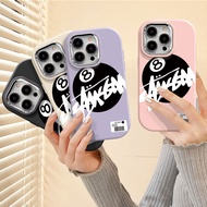 Stussy black eight Case for REALME 11X 12X 11 9 RPO 8 Q3I K9S Q3S Q3T 9SE V20 GT3 C55 C20 C11 C35 C5