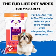 Wipes by The Fur Life Protect Your Pets with anti tick & flea pet wipes para sa aso