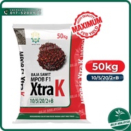 MPOB F1 Xtra K 10-5-20-2+B 50KG Oil Palm Fertilizer Baja Kelapa Sawit MPOB
