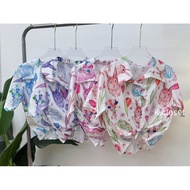 Crop Shirt Cute Printed Fabric