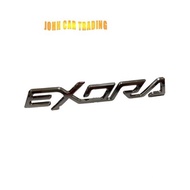 Exora Logo Exora Emblem Exora Wording Rear Bonnet Badge Chrome