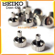 Seiko Watch Round Knob 4206 4206 Crown Seiko Knob