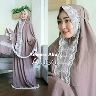 Terlaris!! Mukena Dewasa Ameera By Alusa Mukena Renda Cantik