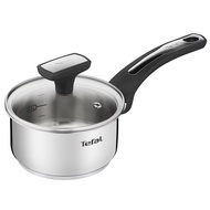 Tefal Emotion INOX Stainless Steel IH Induction Saucepan (16cm, 1.5L) Dishwasher Oven Safe No PFOA Silver