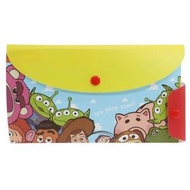 迪士尼 - 反斗奇兵 Toy Story 日版 信封造型 塑膠 口罩套 分格 口罩 收納 戶外 便攜 防疫 胡迪 巴斯光年 反斗車王 玩具總動員