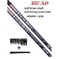 Tour AD XC Black Golf Shaft 5/6/7 R1/SR/S/X Golf Driver Shaft or Fairway Wood Graphite Shaft Free In
