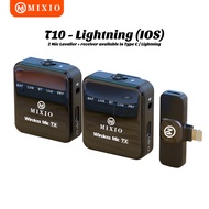 MIXIO-T9/T10 Wireless Microphone Professional Mikrofon Lavalier HP
