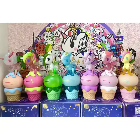 Tokidoki Unicorn Blind Box Collaboration Ice Cream Sea Salt Cream Mango Sakura Avocado Collectible D