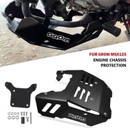 For Grom MSX125 Chassis Plates Guard Engine Grom MSX 125 2022 2023 Motorcycle Accessories Base Prote
