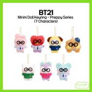 [BT21] Minini Doll Keyring - Preppy Series (7 Characters)