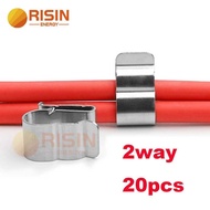 304 Stainless Steel Solar Panel Cable Clip PV Cable Clips for 4mm2 6mm2 DC Cable