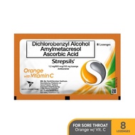 STREPSILS Orange with Vitamin C 8s