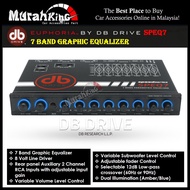 db drive SPEQ7 Car Audio 7 Band Graphic Equalizer