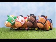 全新 日版 SK Japan 16 x 19cm 毛公仔 純種馬 日本 賽馬 賽馬娘 Plush Doll Horse Thoroughbred Collection Nesoberi Plush T