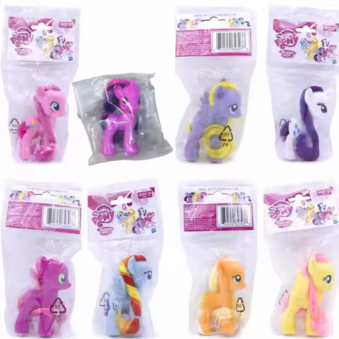 Hasbro My Little Pony Twilight Sparkle Rainbow Dash Apple Jack Rarity Action Figures 8cm Pony Model 