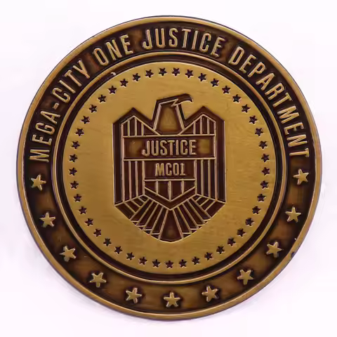 Classic comic manga movie Enamel Pin mega city vintage eagle badge brooch jewelry Backpack Decorate