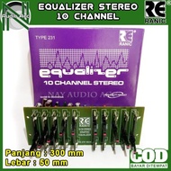 Termurah!!! Kit Equalizer 10 Channel Stereo