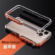 [Jlk] Ốp khung kim loại cho iPhone 16 15 14 13 Pro Max Nhôm Cơ khí chống sốc bằng hợp kim bảo vệ 