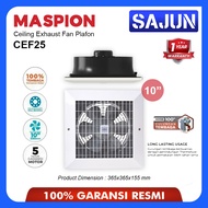 Maspion Ceiling Exhaust Fan Hexos Ceiling Fan 10 Inch CEF-25