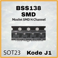 Mosfet J1 BSS138 SMD SOT23 Power Mosfet N Channel BSS 138 Marking Code J1