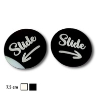 Acrylic Door Slide Sign/ Door Display Acrylic Slide Door Sign