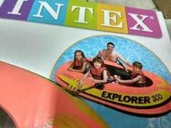速寄 美國 INTEX58332 露營/釣魚/游泳/戶外三人休閒充氣船211*117*41cm附船槳充氣筒附修補片