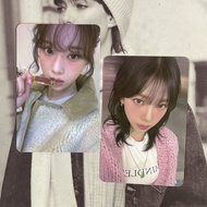 A aespa Zha drama sr2.0 Galaxy Sign Sale Bonus Card Chinese Card Snacks Winter Photo Card Powder Clo