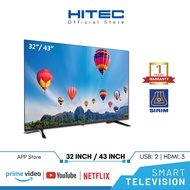HITEC Smart TV FHD YouTube/Netflix/DVB-T2/MyTV/Apps Download  (32" /43")