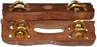Wooden Manjira - Musical Instrument for Bhajan and Kirtans Thalam Dance