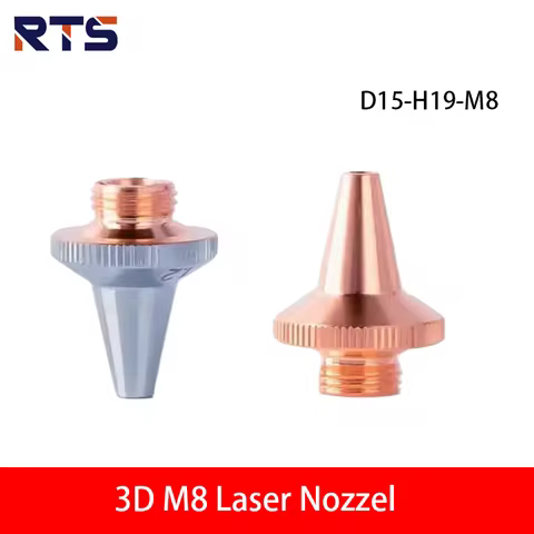 Raytools 3D Fiber Laser Head Cutting Nozzles D15H19M8 D11.5H15.5M6 Compatible with BT210S BM111 BM11