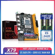 全新 清貨 套裝( 主機板 + cpu + 內存 ram) MACHINIST X79 Xeon E5 2420 DDR3 ECC RAM 8GB LGA 1356 NVME 細機箱 砌機 diy 現