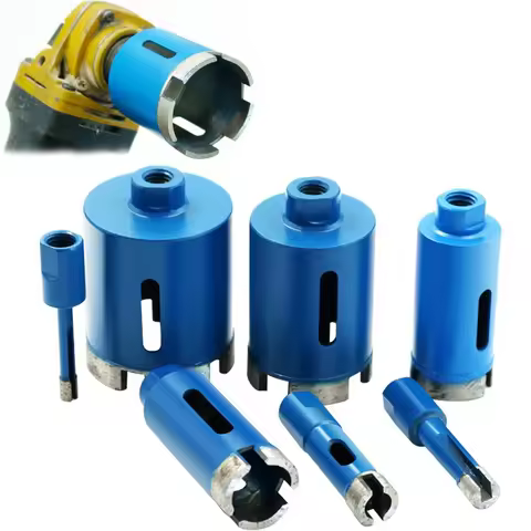 Diamond Hole Saw Drill Bit Set for Concrete Tiles Glassd Cutter Saw Blue Wall Drill Bit M10 Angle Gr